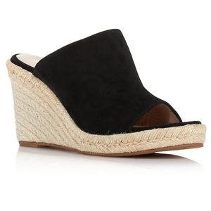 Stuart Weitzman Marabella Suede Espadrille Wedge Sandals